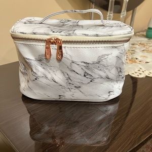 Marble makeup / toiletries bag
